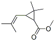 methyl(±)cis，trans-2，2-dimethyl-3-(2-methyl-1-propenyl cyclopropane carboxylate) Struktur