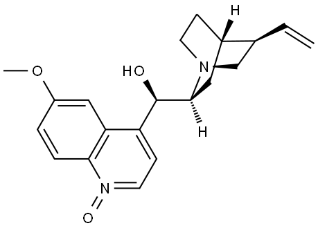Quinine 1Oxide Struktur