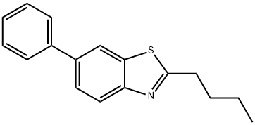 2-Butyl-6-phenylbenzothiazole Struktur
