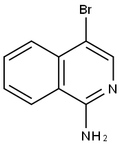 1-氨基-4-溴異喹啉 結(jié)構(gòu)式