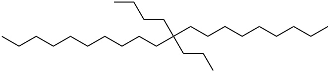 10-Butyl-10-propylicosane Structure