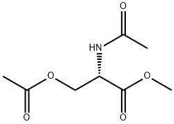 N,O-Diacetyl-DL-Serine methyl ester Struktur