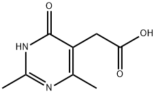 (4-HYDROXY-2,6-DIMETHYL-PYRIMIDIN-5-YL)-ACETIC ACID Structure