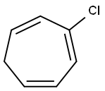 3-Chloro-1,3,5-cycloheptatriene Struktur