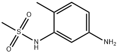 N-(5-氨基-2-甲基苯基)甲磺酰胺 結(jié)構(gòu)式