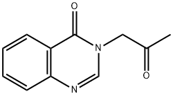 3-(2-OXOPROPYL)-4(3H)-QUINAZOLINONE Structure