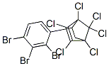 1,2,3,4,7,7-hexachloro-5-(tribromophenyl)bicyclo[2.2.1]hept-2-ene Struktur