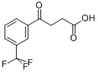 4-OXO-4-(3-TRIFLUOROMETHYLPHENYL)BUTYRIC ACID Structure