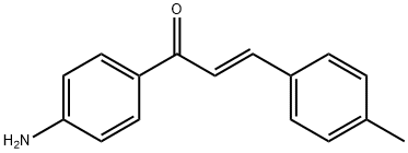 (2E)-1-(4-aminophenyl)-3-(4-methylphenyl)prop-2-en-1-one Struktur