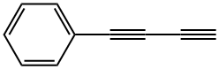 1,3-丁二炔基苯, 5701-81-5, 結(jié)構(gòu)式