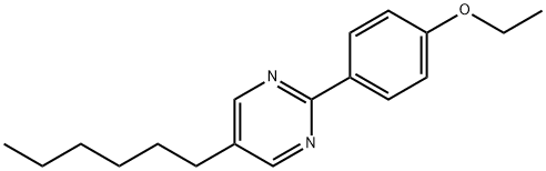 5-Hexyl-2-(4-ethoxyphenyl)pyrimidine Struktur