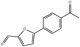 5-(4-ACETYL-PHENYL)-FURAN-2-CARBALDEHYDE Struktur