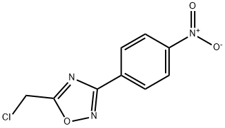 5-CHLOROMETHYL-3-(4-NITRO-PHENYL)-[1,2,4]OXADIAZOLE Struktur