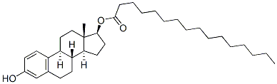 estra-1,3,5(10)-triene-3,17beta-diol 17-palmitate 結(jié)構(gòu)式