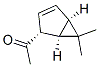 Ethanone, 1-(6,6-dimethylbicyclo[3.1.0]hex-3-en-2-yl)-, [1R-(1alpha,2alpha,5alpha)]- (9CI) Struktur
