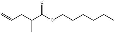 4-Pentenoic acid, 2-methyl-, hexyl ester