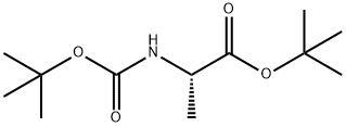 BOC-L-丙氨酸叔丁酯 結構式