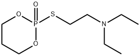 2-[[2-(Diethylamino)ethyl]thio]-1,3,2-dioxaphosphorinane 2-oxide Struktur