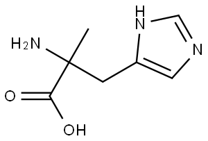 alpha-methylhistidine Struktur