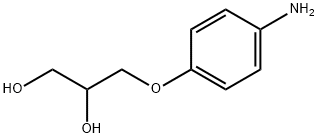 1,2-Propanediol, 3-(4-aminophenoxy)- Structure