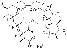 LONOMYCIN A SODIUM SALT F. STREPTOMYCES& Struktur