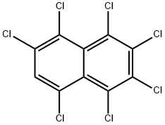 1,2,3,4,5,6,8-HEPTACHLORONAPHTHALENE Struktur