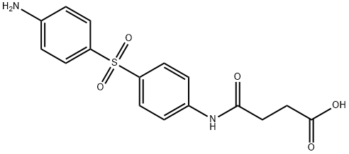 琥珀氨苯砜 結構式