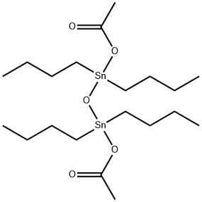 1,3-二(乙?；趸?-1,1,3,3-四丁基二錫氧烷 結(jié)構(gòu)式