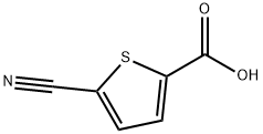 5-氰基噻吩-2-羧酸 結(jié)構(gòu)式