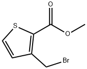 3-BROMOMETHYL-THIOPHENE-2-CARBOXYLIC ACID METHYL ESTER Struktur