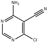 4-氨基-5-氰基-6-氯嘧啶 結(jié)構(gòu)式