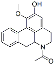 (6R)-6-Acetyl-5,6,6a,7-tetrahydro-1-methoxy-4H-dibenzo[de,g]quinolin-2-ol Struktur