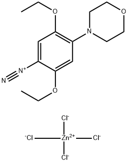 2,5-diethoxy-4-(morpholin-4-yl)benzenediazonium tetrachlorozincate (2:1)