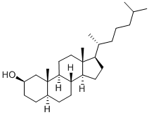 5-ALPHA-CHOLESTAN-2-BETA-OL Struktur