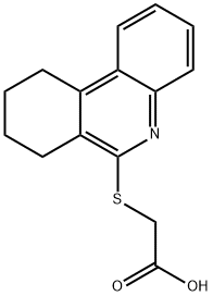Acetic acid, [(7,8,9,10-tetrahydro-6-phenanthridinyl)thio]- (9CI) Struktur