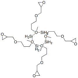 2,4,6,8-TETRAMETHYL-2,4,6,8-TETRAKIS(PROPYL GLYCIDYL ETHER)CYCLOTETRASILOXANE, 60665-85-2, 結(jié)構(gòu)式