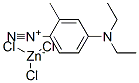 4-(diethylamino)-2-methylbenzenediazonium trichlorozincate