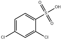 2,4-Dichlorobenzenesulfonic acid Struktur
