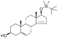 17-O-tert-Butyldimethylsilyl 5,14-Androstadiene-3β,17β-diol Struktur