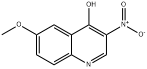 6-METHOXY-3-NITROQUINOLIN-4-OL Struktur