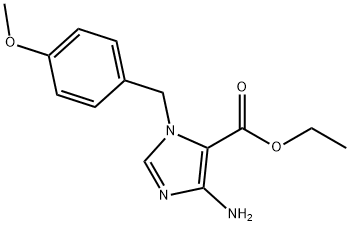 Ethyl 4-amino-1-benzyl-1H-imidazole-5-carboxylate Struktur