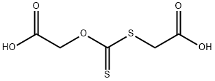 2-(carboxymethylsulfanylcarbothioyloxy)acetic acid Struktur