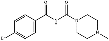 N-(4-Bromobenzoyl)-4-methylpiperazine-1-carboxamide|N-(4-溴苯甲?；?-4-甲基哌嗪-1-甲酰胺