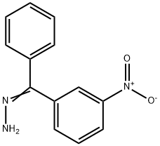 (E)-(3-(Hydroxy(oxido)amino)phenyl)(phenyl)methanone hydrazone Struktur