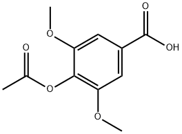 4-ACETOXY-3,5-DIMETHOXYBENZOIC ACID Struktur