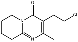 3-(2-氯乙基)-6,7,8,9-四氫-2-甲基-4H-吡啶并[1,2-a]嘧啶-4-酮 結(jié)構(gòu)式