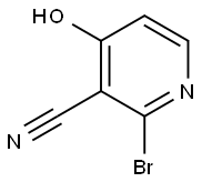 2-BROMO-4-HYDROXYNICOTINONITRILE Struktur
