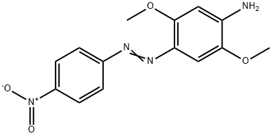 2,5-dimethoxy-4-(4-nitrophenylazo)aniline Structure