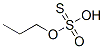 PROPYLTHIOSULFATE Structure