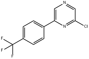 2-CHLORO-6-[4-(TRIFLUOROMETHYL)PHENYL]PYRAZINE